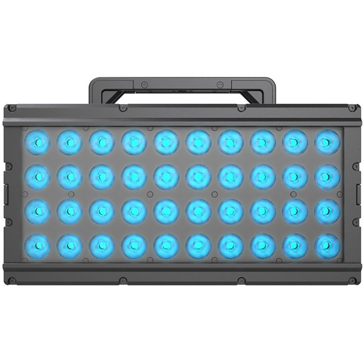 AMDJ-HEX444 40 HEX Panel IP Indoor & Outdoor Panel Light Fixture with 40x 20W RGBAL Plus UV LEDs - IP65 Rated