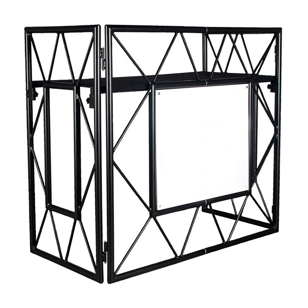 AMDJ-PRO222 Accu-Stand Pro Event TBL 2 Compact & Collapsible Professional Aluminum Event Table - Matte Black