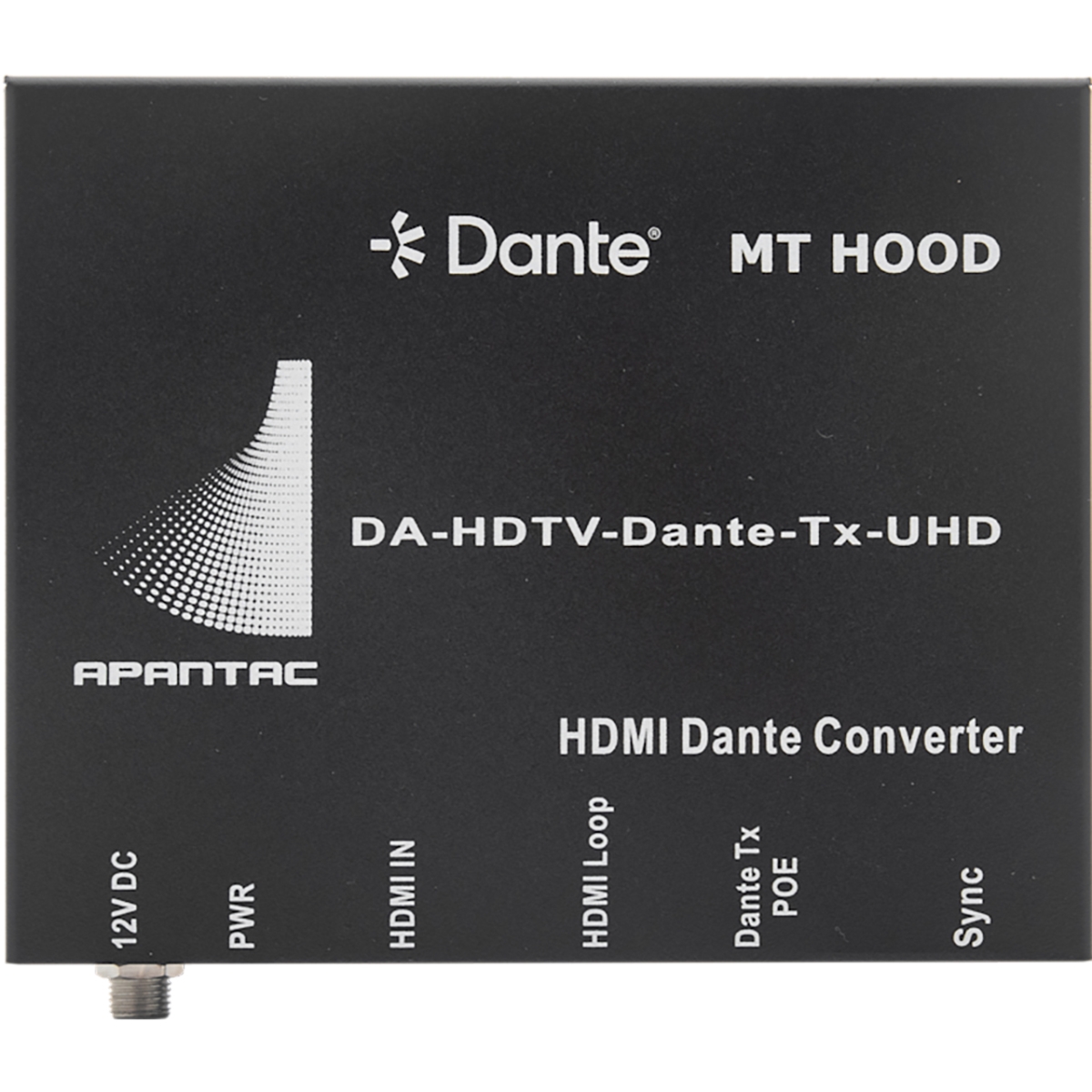 DAHDTVDANTETXUHD Multi-codec 16 Channel HDMI to Dante Converter
