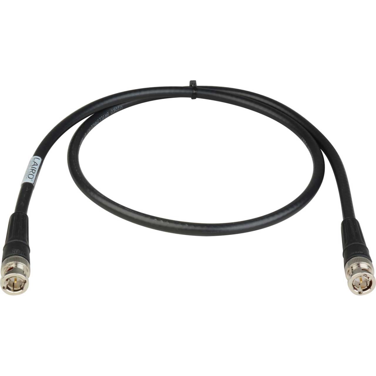 4694R-B-B-BK-025 RG6 12G-SDI & 4K UHD Single Link BNC Cable - Black