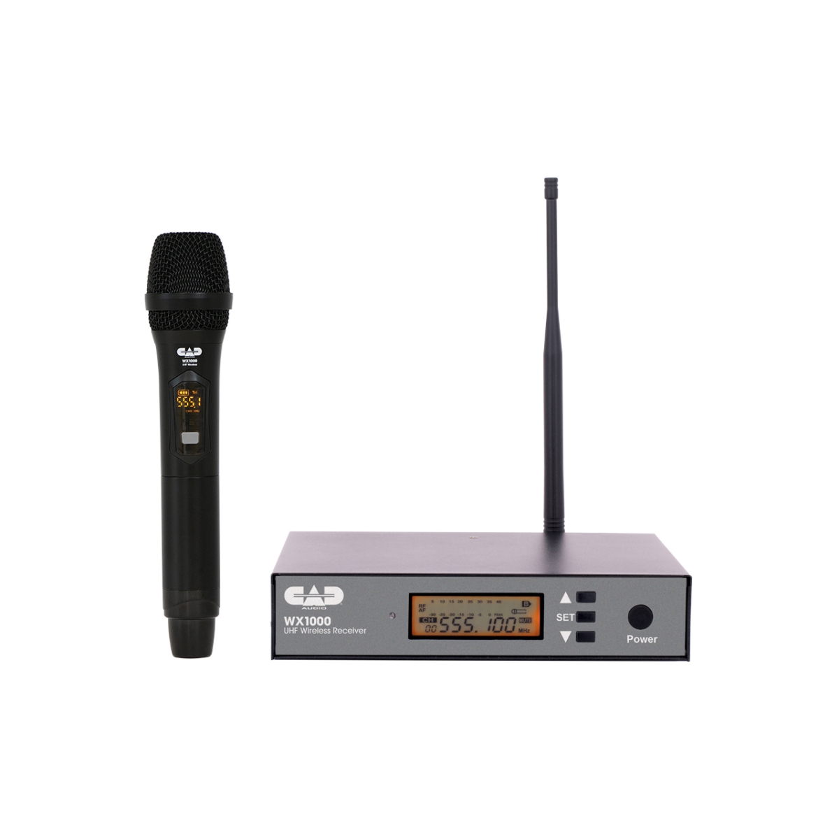 CAD-WX1000HH UHF Wireless Handheld Microphone System - 510 MHz to 570 MHz - TX1000 Handheld Mic & RX1000 Receiver