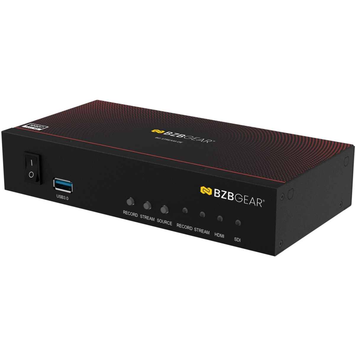 BG-STREAM-DE 1-Channel SDI-HDMI Encoder, Decoder & Recorder with Audio-USB 3.0 for Storage - Dante AV-H Ready