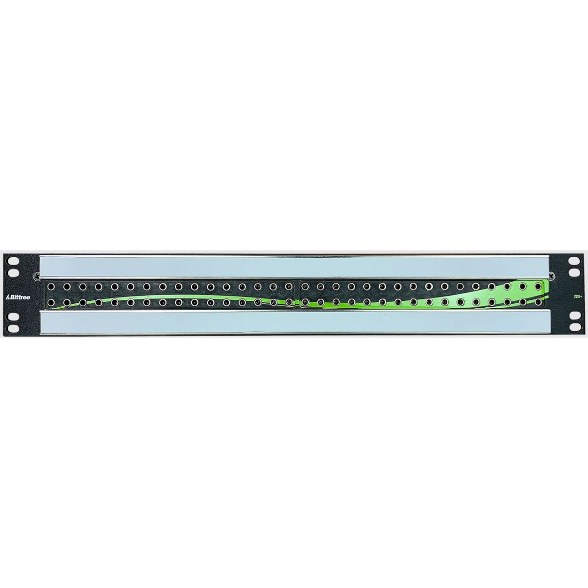 BIT-S64H-2MVTMK 1.5 RU 12G Plus Micro-Video Patchbay - 2x32 - Full Normal & Terminated - HDBNC Rear Termination