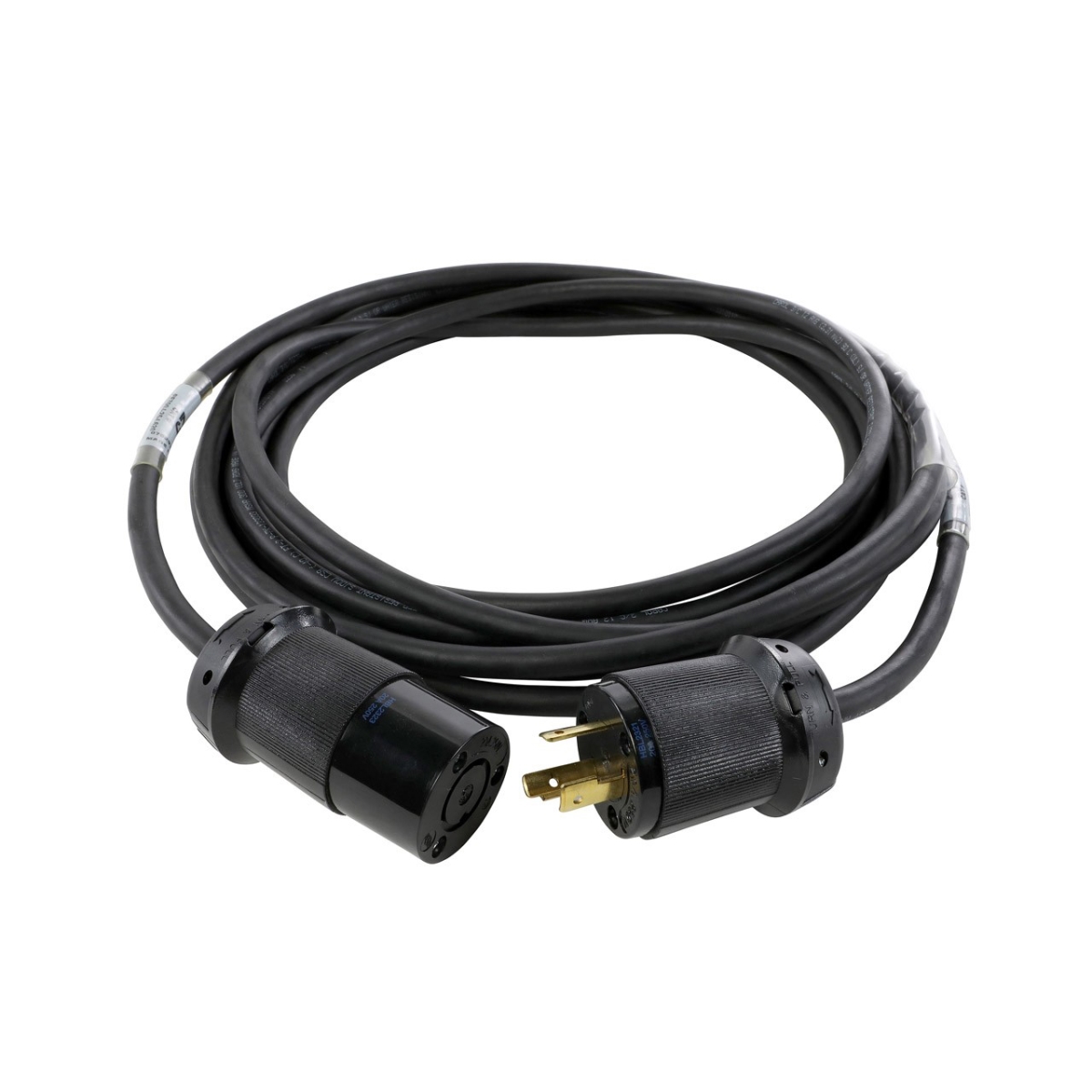 PE700J-100-L620 NEMA L6-20 Extension SJOOW Cable - 15A 250V AC- 100 ft.