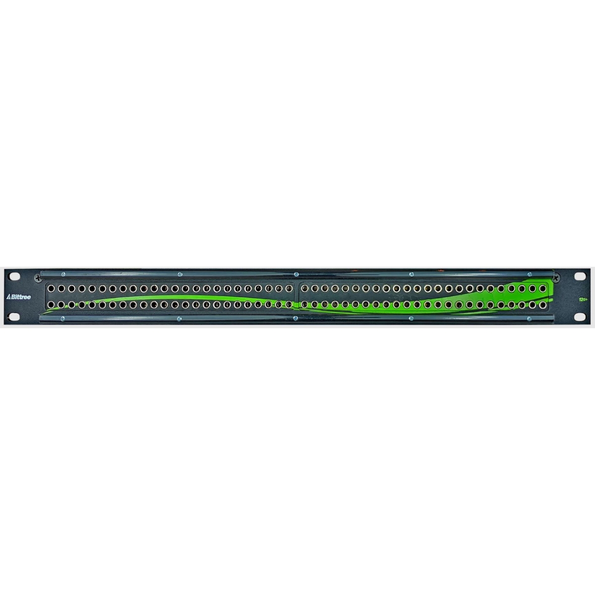 BIT-S96S-2MVTMK 2x48 1RU 12G Plus Micro-Video Patchbay - Full Normal & Terminated HD-BNC Connectors