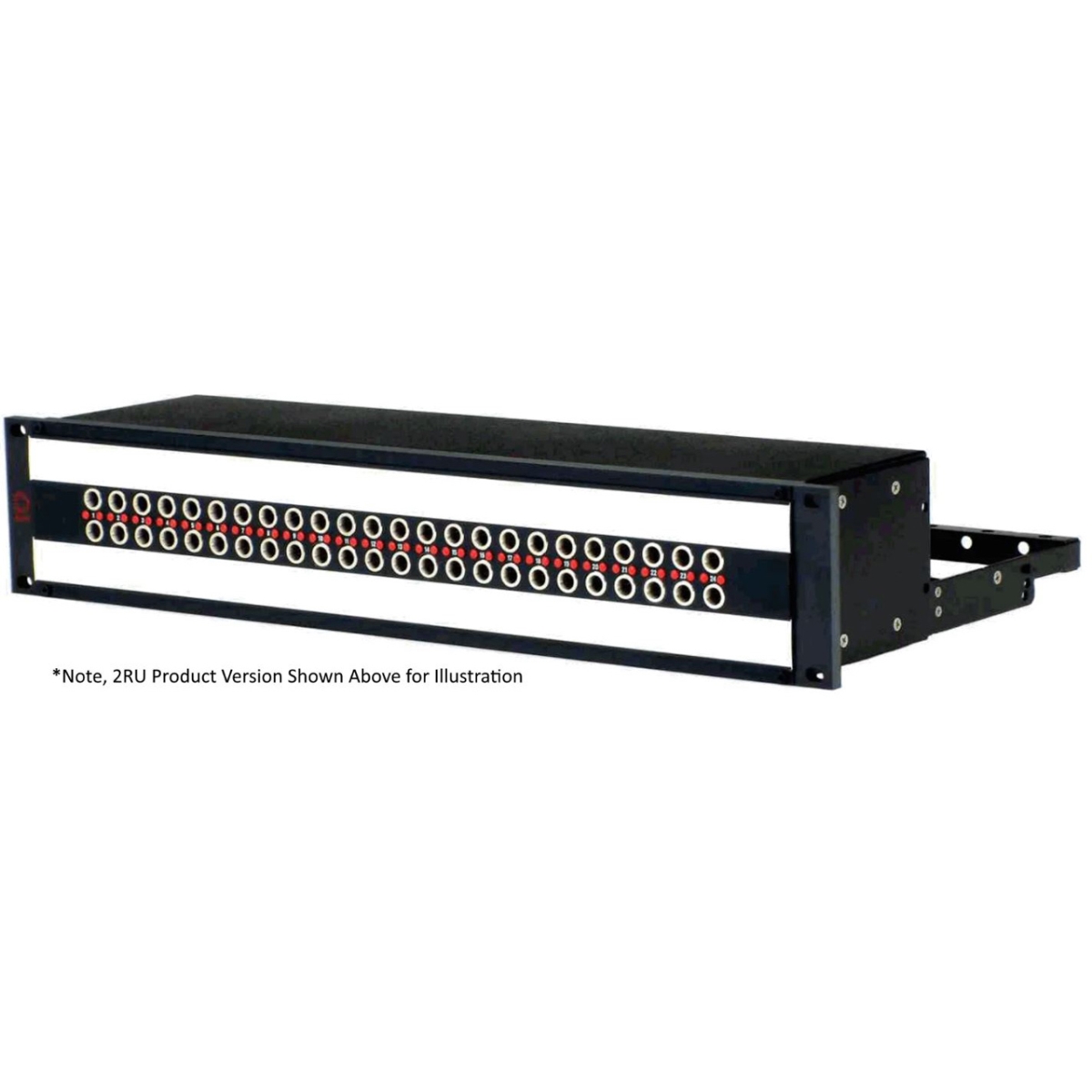 AM-A224E15LFNE03 Jackfield & 2x24 Longframe Morph System Patchbay, Even & 24 Full Normal Modules - 1.5RU