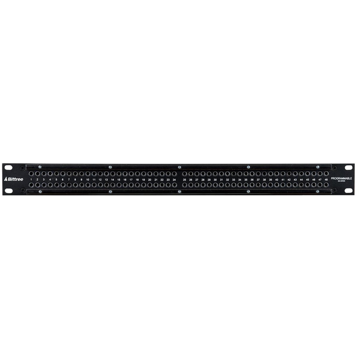 B96DCHNIBSE3M2OU 1RU TT Bantam Audio Patchbay with E3 Elco Rear & Internally Selectable TRS Audio