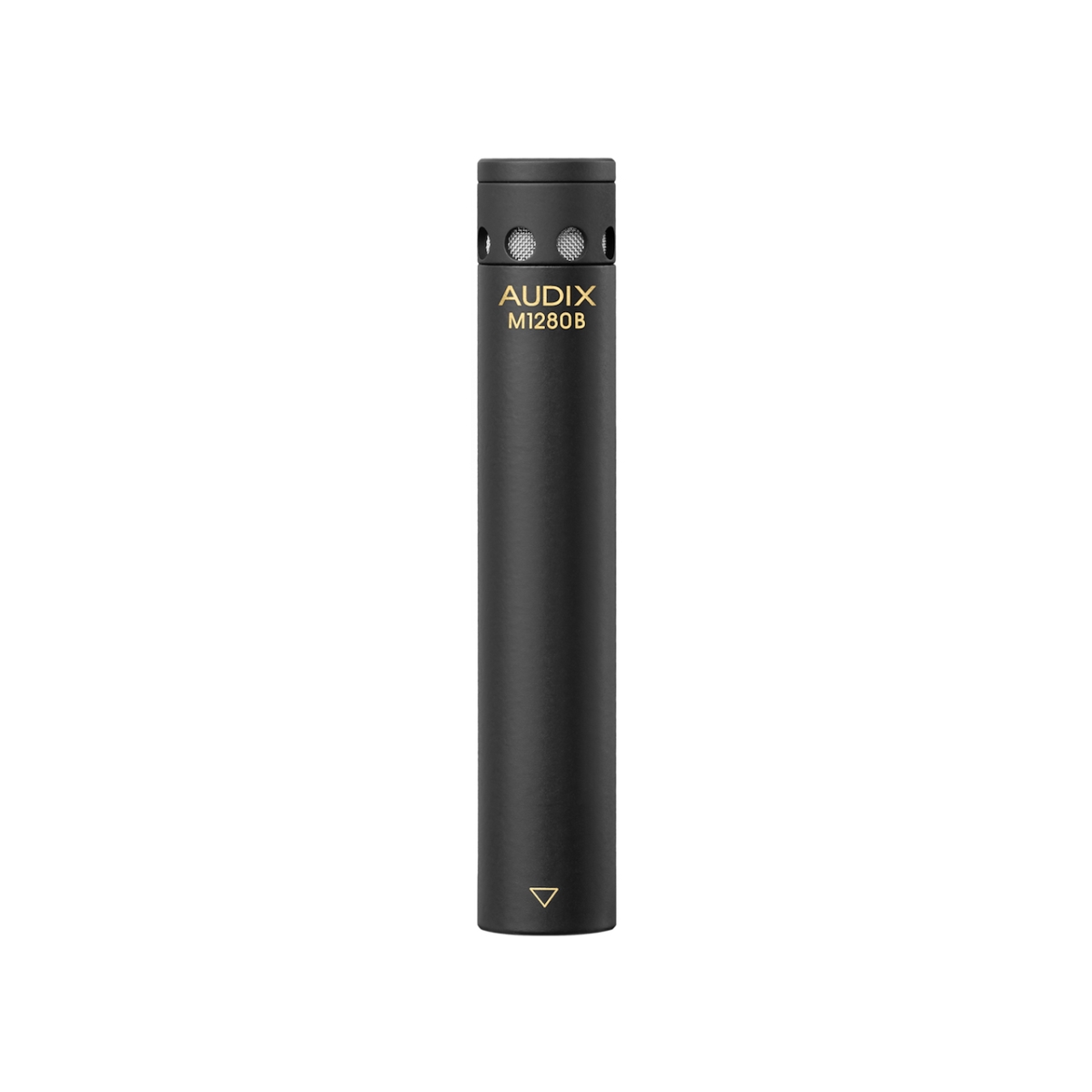 AUD-M1280BO Miniaturized Omnidirectional Condenser Microphone with Integrated Preamp & Detachable 25 ft. Cable - Black