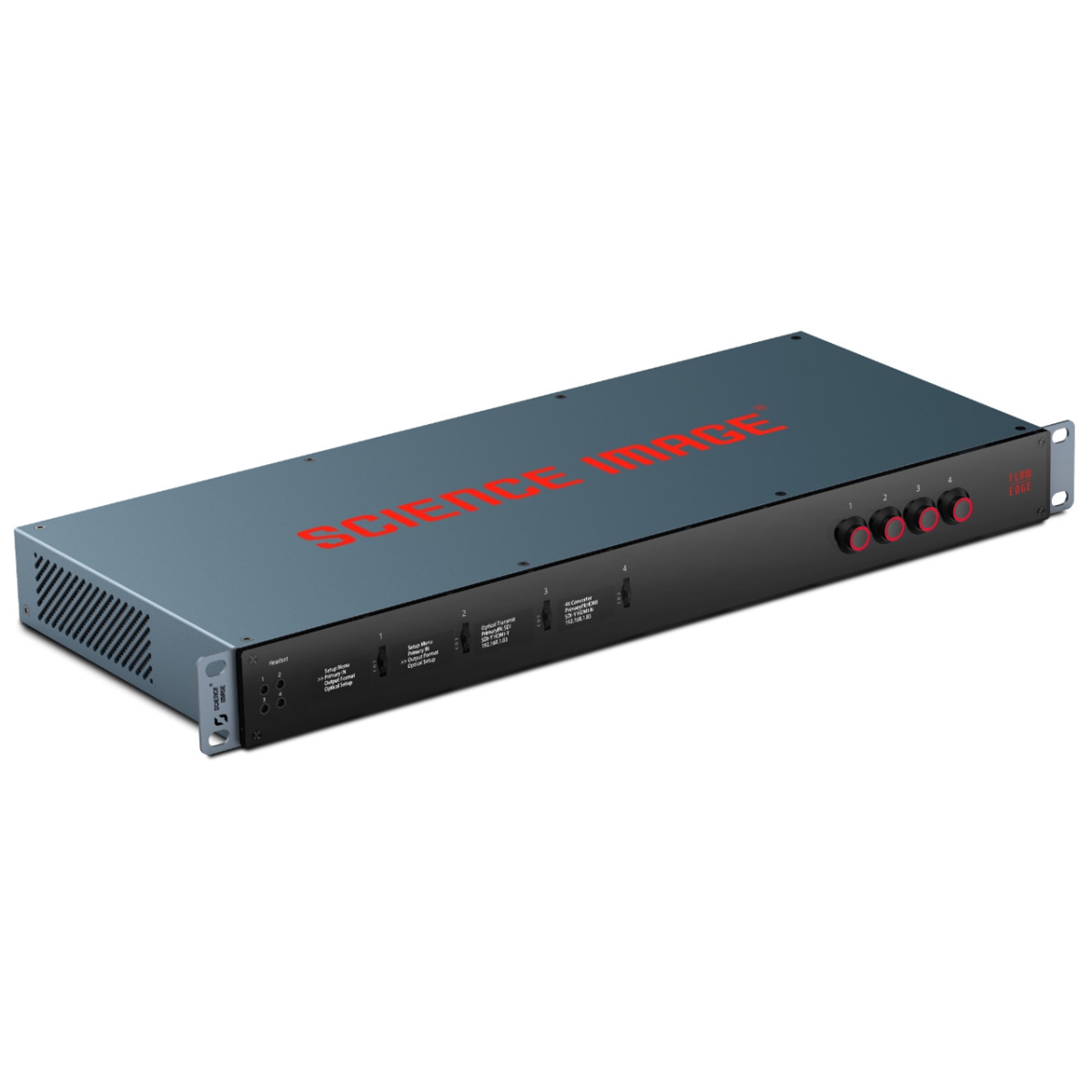 SCI-FLOWEDGE4-G 4-Channel 1U Rack-mount 4K60 Up, Down & Cross Converter with 12G-SDI HDMI IO & Genlock