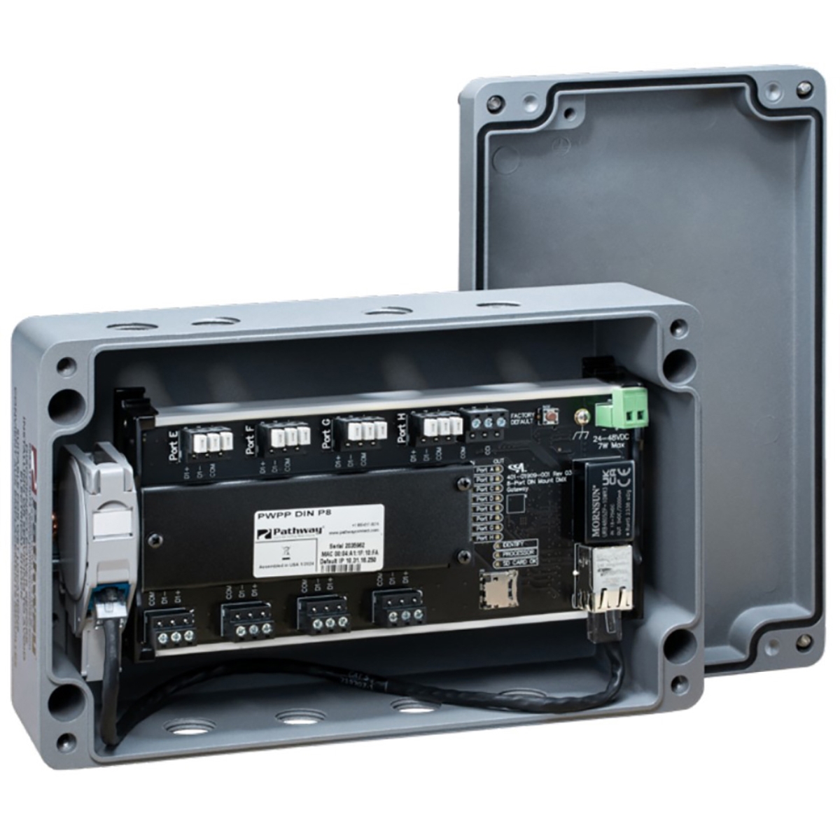 CTYTH-PWPPIP65P4 4-Port IP65 DMX & RDM Ethernet Gateway