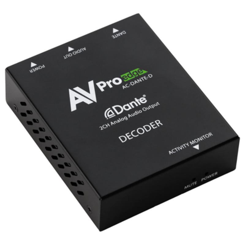 APR-AC-DANTE-D 2-Channel Dante Analog Audio Network Decoder