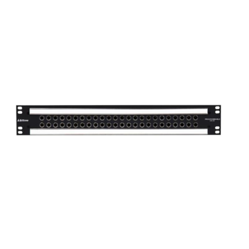 BIT-B48DCFNPIHE3 2 x 24 1.5RU 0.25 in. Long-Frame Patchbay Front Selectable TRS Audio