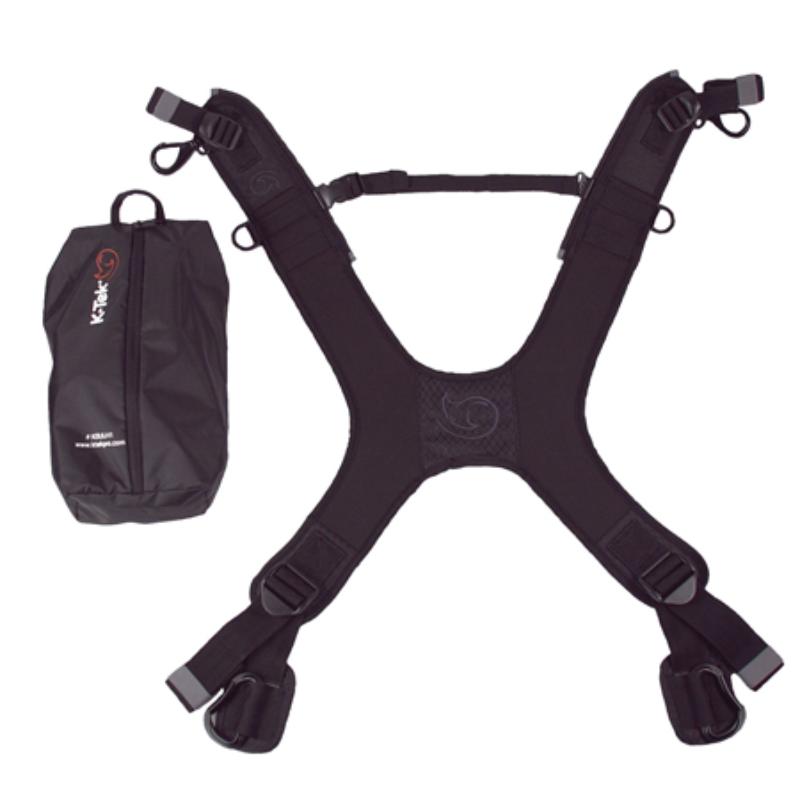 KTEK-KSULH1 Stingray Harness Lite for Stingray Small-X & Junior-X Audio Mixer Bags - 14 lbs Weight Capacity