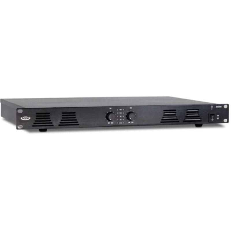 PRA-DA2500 Dual-Impedance 500W Rack Mount Power Amplifier - 500W at 70V & 4 Ohms