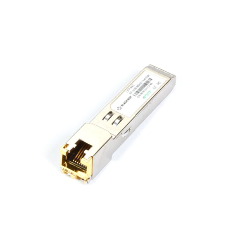Black Box BBX-LFP443 Gigabit SFP Module - 1.25-Gbps Copper RJ45 - 100m & SGMII Interface