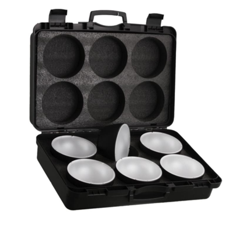 CRM-X-OPT-50 50 deg Intensifier Optics with Hardcase for SpaceX Color LED Light - Set of 6