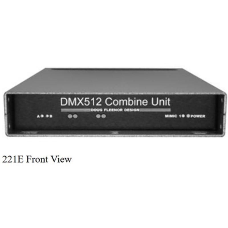 DFD-221E-5 Two Inputs One Output Isolated DMX Console with 5-Pin XLR Connector Types