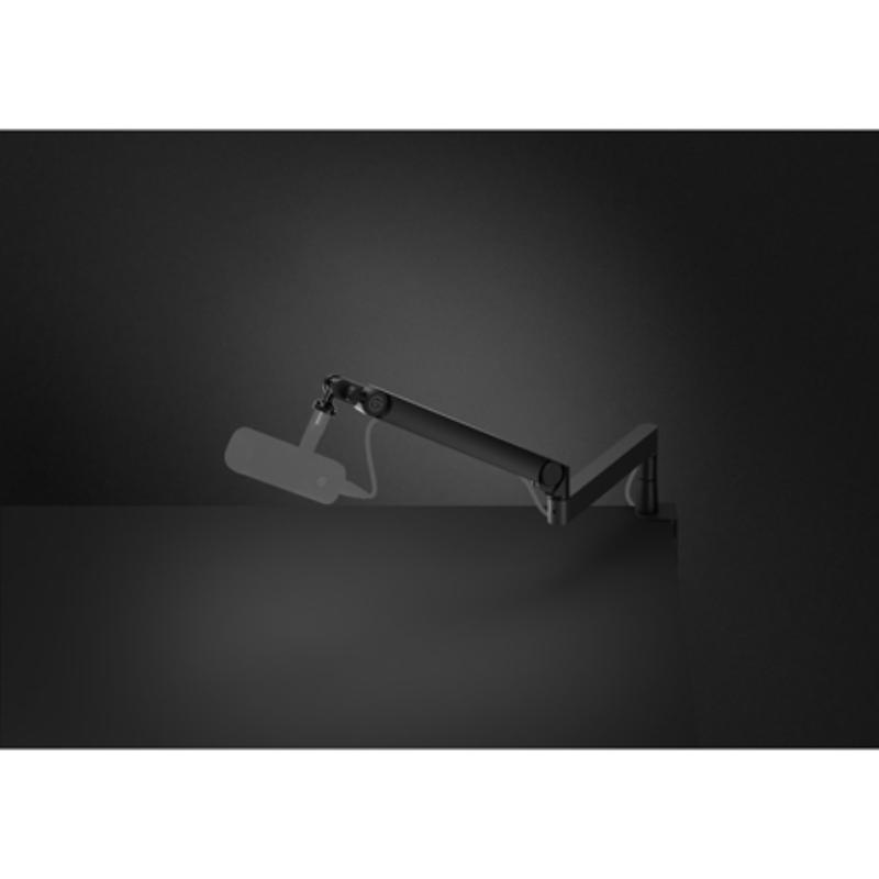 EGO-WAVEMICARMPR Pro 360 deg Low Profile Microphone Boom Arm with Gas Spring Suspension - Black