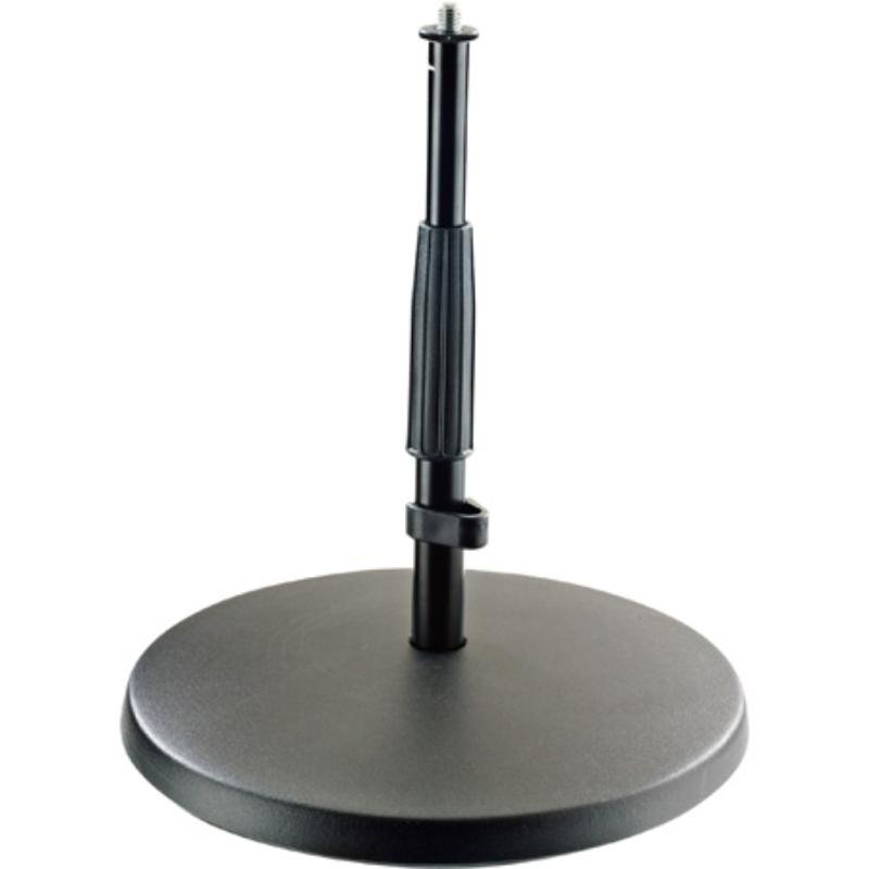 KM-23320 Microphone Stand - Height Adjustable From, 8.54 to 13.66 in. - Black