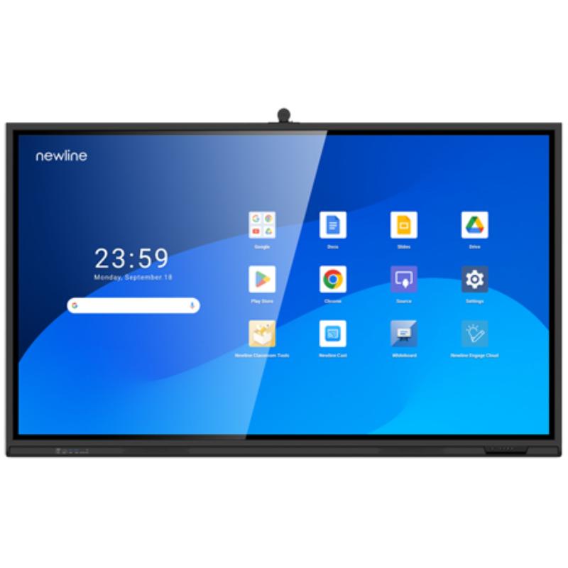 line Interactive NI-TT-6524QP 65 in. Q Pro Series 4K LED 4K Multi-Touch Display with USB Type-C - Google EDLA Certified