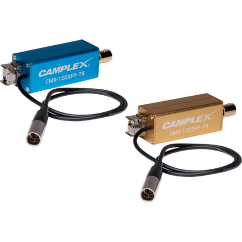 CMX-12GSFP-TR 12G-SDI LC & SFP Mini 1 Channel Unidirectional Single Mode Fiber Extender Set