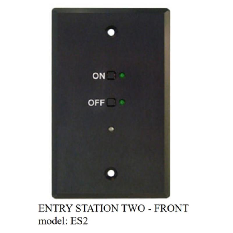DFD-ES2-WHT Entry Station 2 DMX Snapshot Recorder for Two Preset Scenes - White