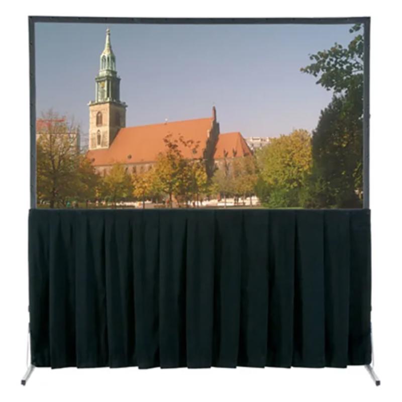 Da-Lite Screen DL-36782 Fast-Fold Skirt for Deluxe & Heavy Duty Deluxe & Truss Screens - 108 x 192 in. - Black