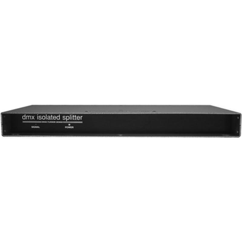 DFD-1211-JBOX DMX Isolation Amplifier & Splitter in Junction Box with One Input & Eleven Outputs