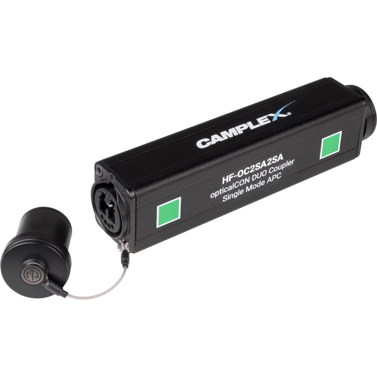 HF-OC2SA2SA Complex Inline Coupler - Optical CON DUO-APC to DUO-APC Single Mode Fiber Only