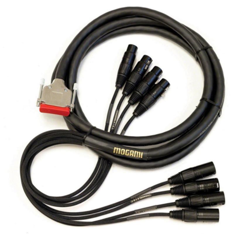 GOLDAESTDDB25DB2 AES DB25 to DB25 TASCAM Format Snake Cable - 5 ft.