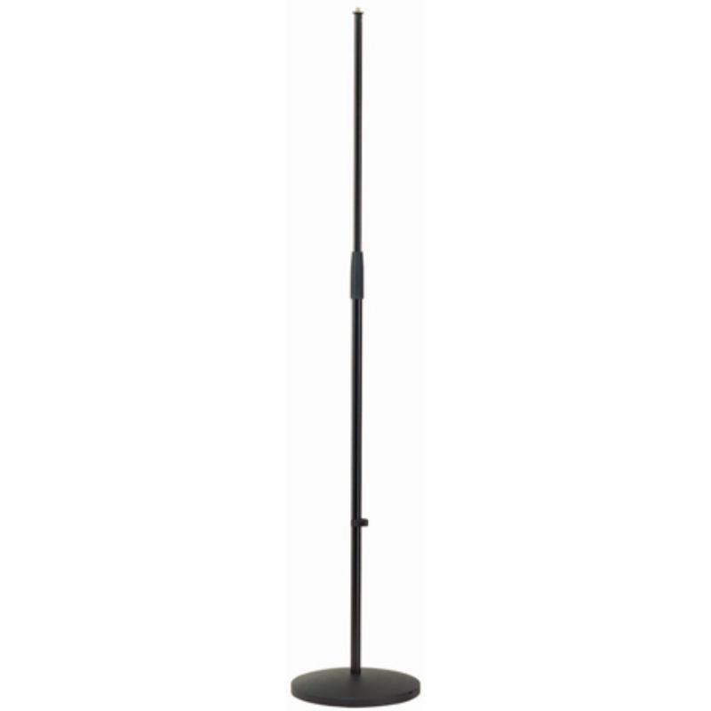 KM-260-1 Cast-Iron Mic Stand with Anti-Vibration Rubber Insert - Black