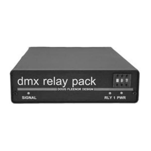 DFD-DMX6REL1A 6-Channel DMX Relay Pack with Low Voltage Contact Closure Outputs - 1A Switching