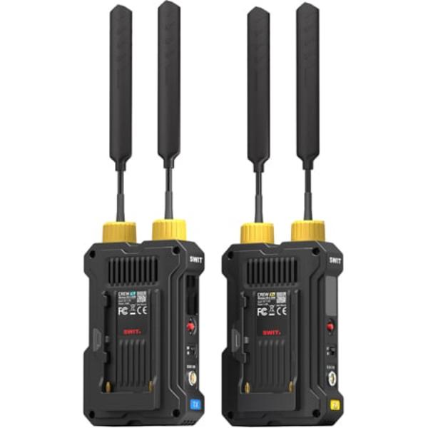 SWIT-CREW 4000 ft. 3G-SDI & HDMI Wireless Video Transmission System with USB-C Capture Out & Sony NP-F Plate