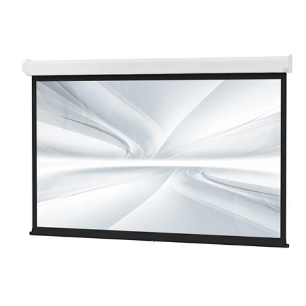 Da-Lite Screen DL-70296 Model C Wall & Ceiling Mounted Manual Screen with Controlled Screen Return, Matte White - 72.5 x 116 in.