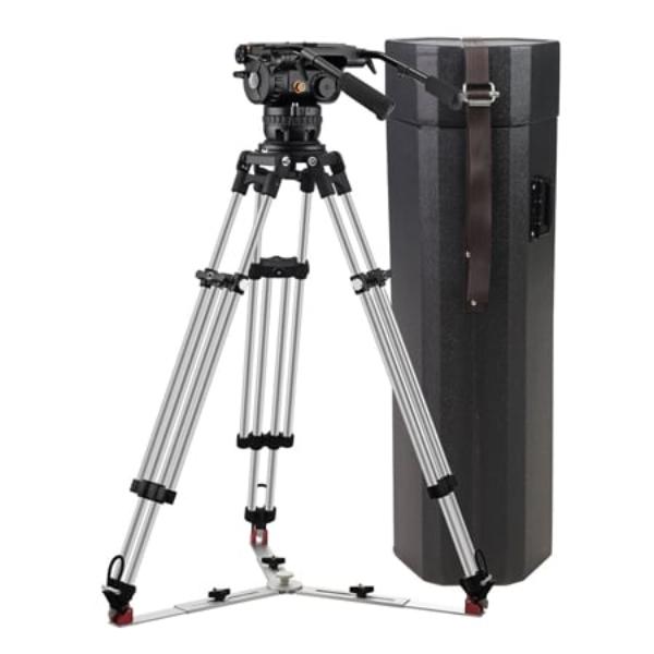 IKAN-EG65PRO Mitchell Fluid Head & Heavy-Duty Tripod Kit - 143 lbs