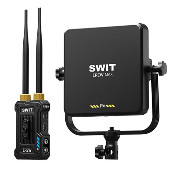 SWIT-CREW-MAX 10000 ft. 3G-SDI & HDMI Wireless Video Transmission System with USB-C Capture Out - Sony NP-F-V-Mount