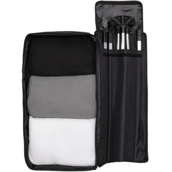 WES-815K 8 x 8 ft. X-Drop Pro Backdrop Kit - Pack of 3