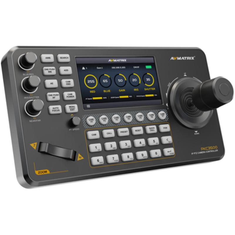 AVMX-PKC3500 IP Live Production PTZ Camera Controller with ONVBIF & Visca IP Protocols