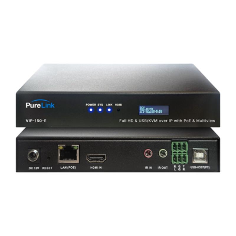 PLK-VIP-150-E Full HD HDMI & USB & KVM Over IP with PoE & MultiView - Encoder