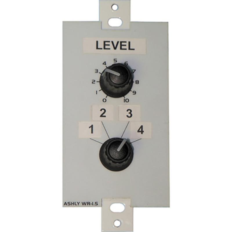 ASH-WR-15 Wall Remote & Single Rotary Potentiometer & 4-position Rotary Select - Decora Style