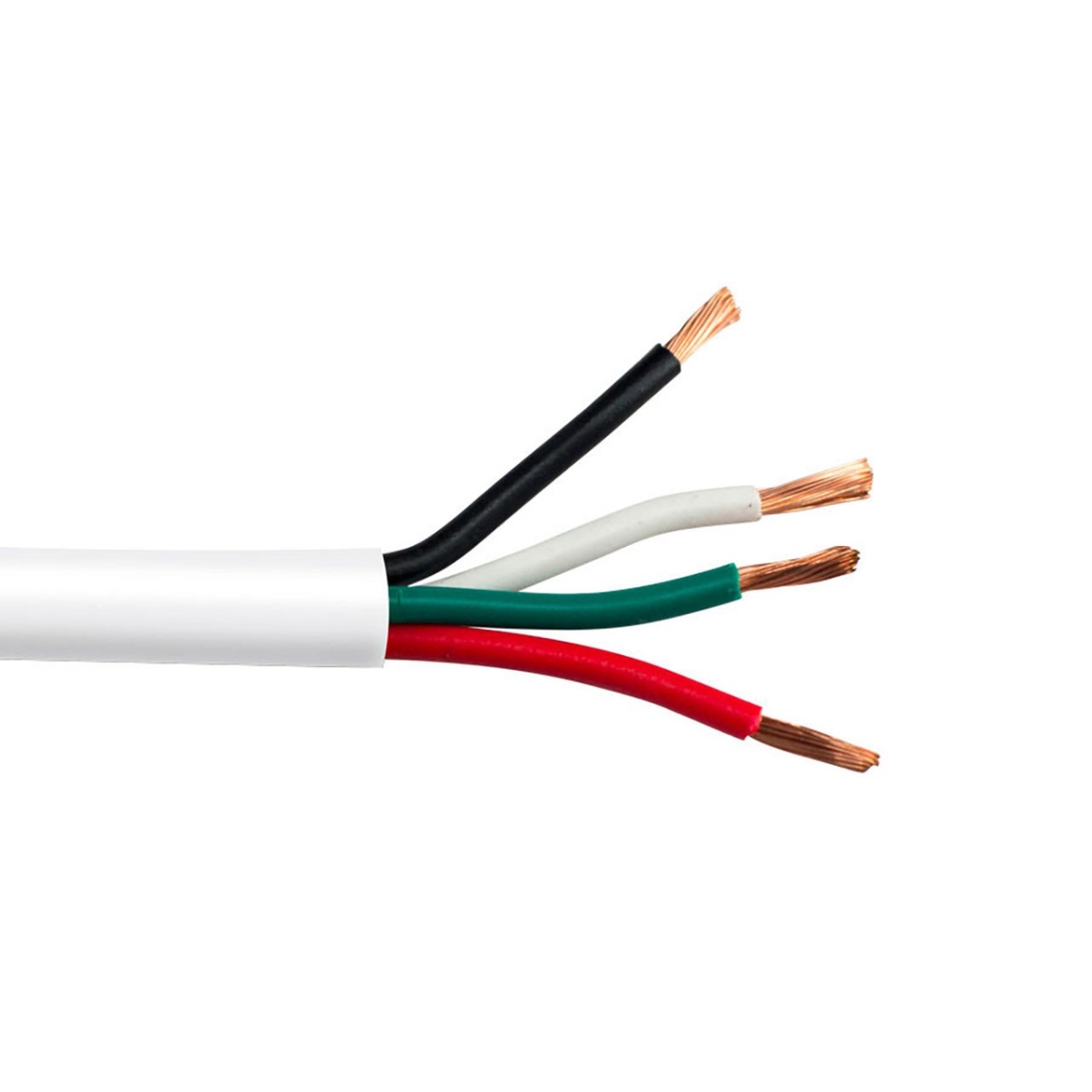 SCP-18-4-WT-1000 1000 ft. Structured Cable 18-4-WT 4C-18 AWG BC 16-Strand Non-Plenum Security-Commercial Audio Cable - UL - White
