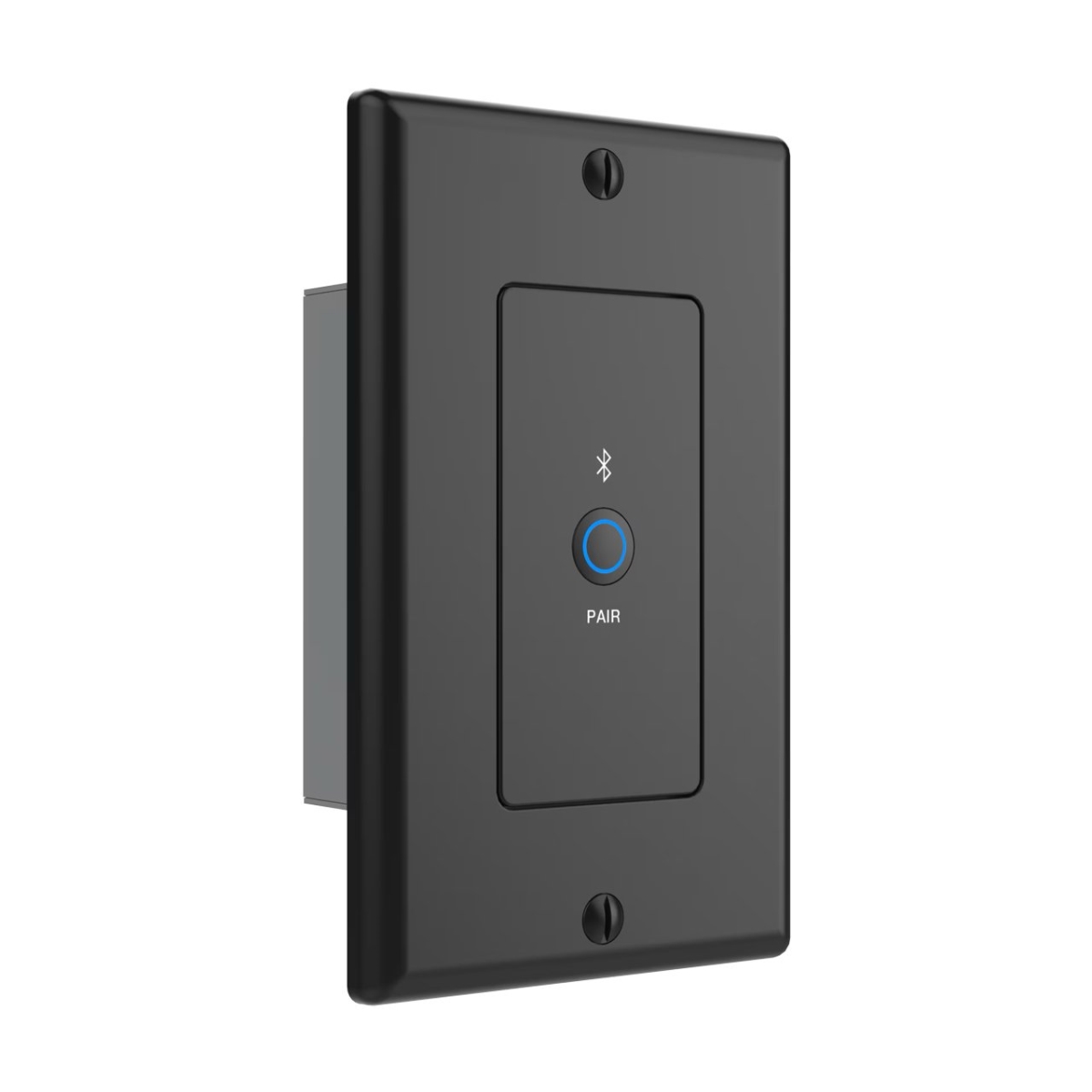 TAV-BTWPUS-BK 2-Channel Dante Bluetooth 1-Gang Decora Wall Plate - Black