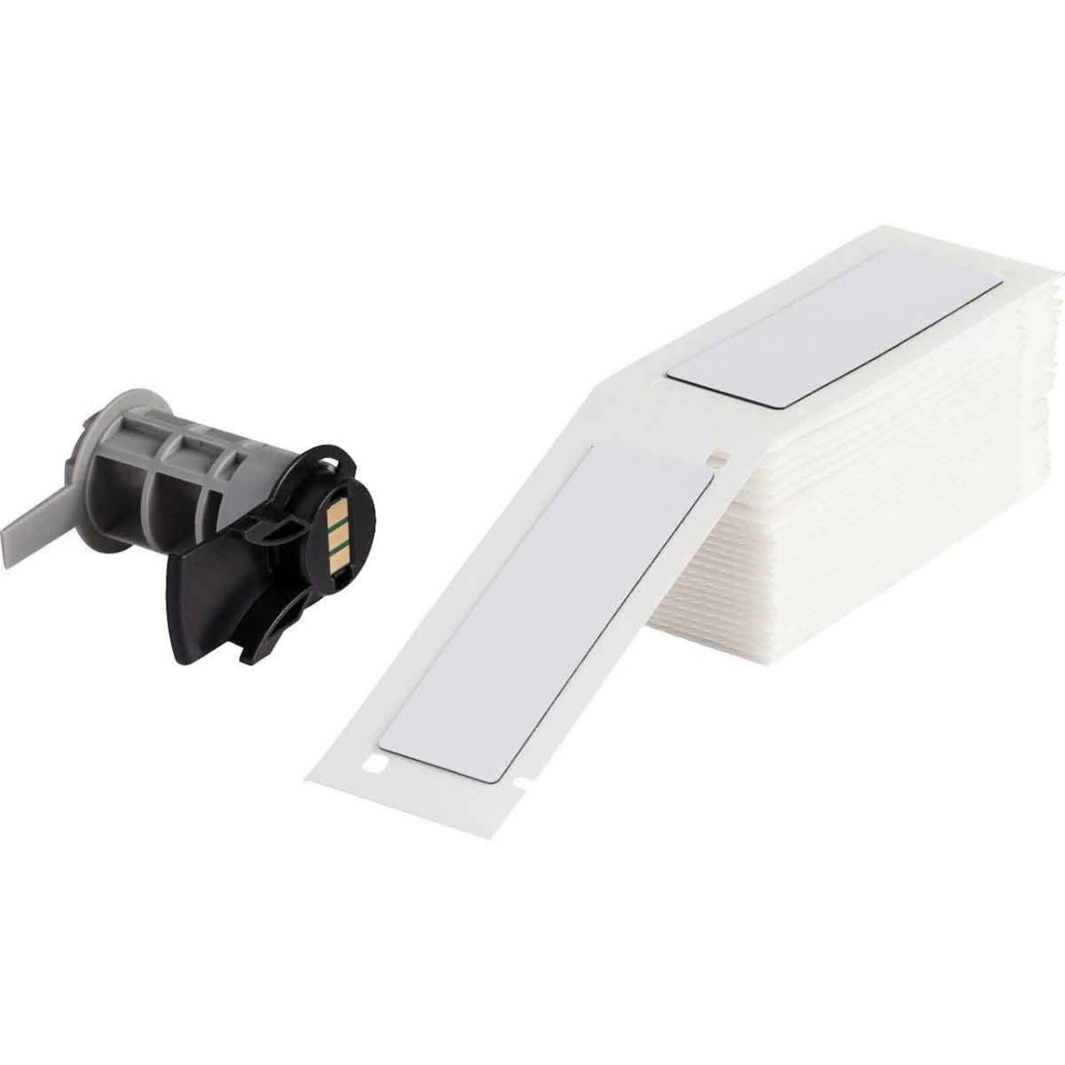 BDY-M6-176-593 Raised Panel Labels for M6 & M7 Printers - 3 x 1 in. - White - 50 Labels