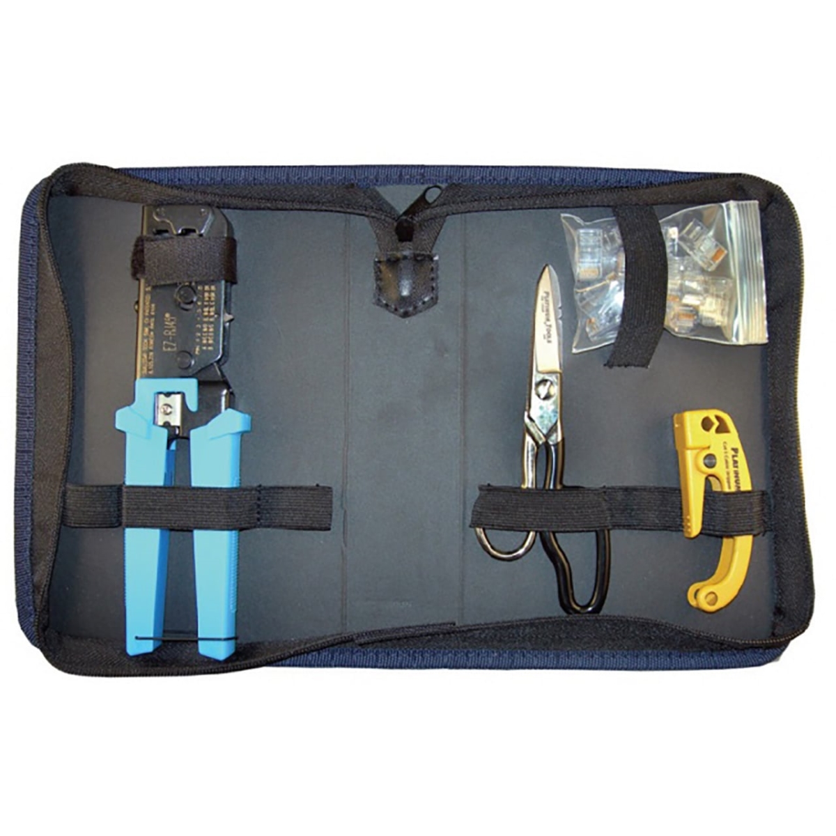 PLAT-90136 EZ-RJ45 Heavy Duty Termination Kit with Zip Case