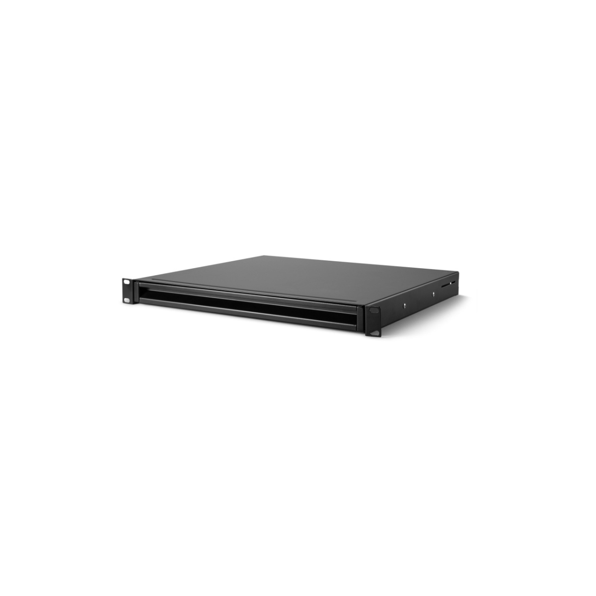 ADH-AH-874E01 19 in. Ergo Series 1 RU Steel Rack Drawer with Snap-Lock Function - 22 lbs Capacity - Black