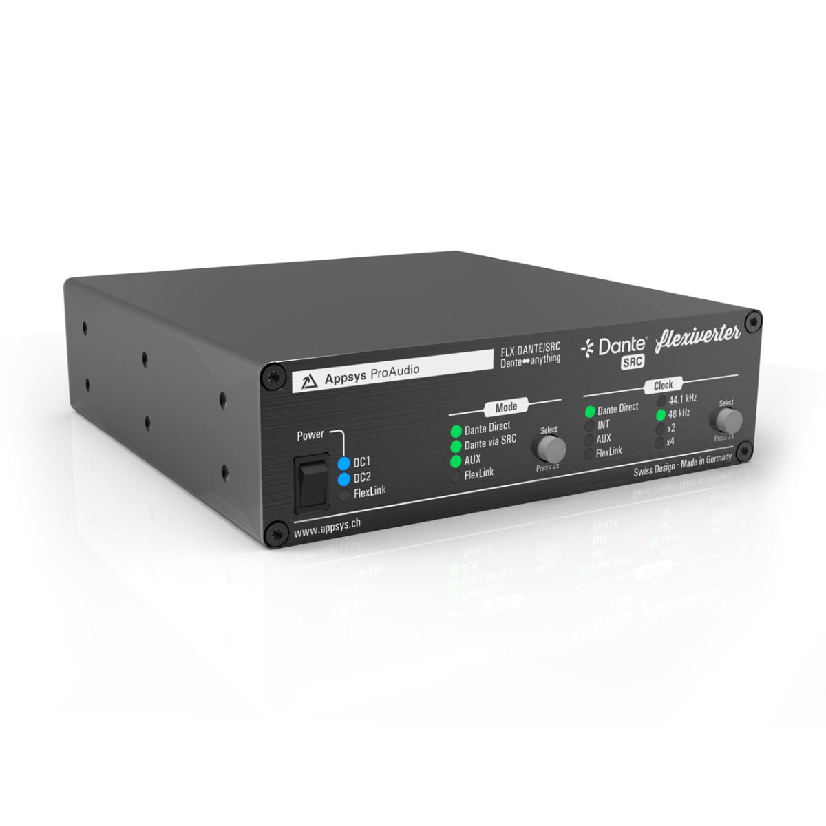 APP-FLX-DANTESRC Flexiverter 64x64-Channel Format Converter for Dante with Sample Rate Conversion