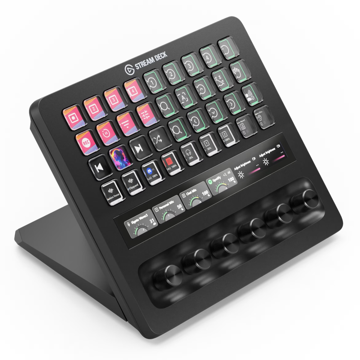 EGO-STRMDECKPLXL Stream Deck & XL Expanded 32-Key USB 3.0 Pro Live Streaming Control Surface