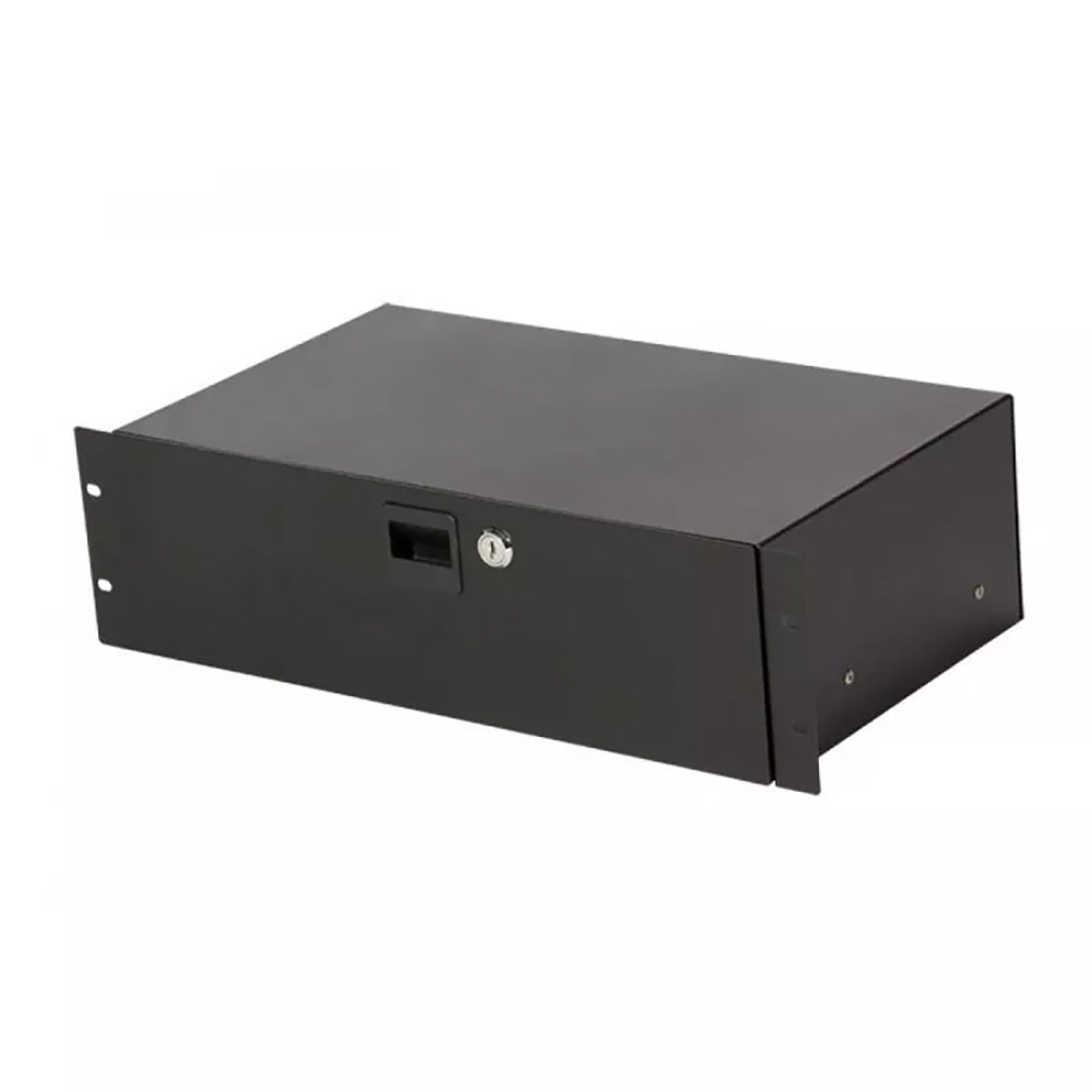 OSS-RDLS3000 3 RU Shallow Locking Rack Drawer - Black