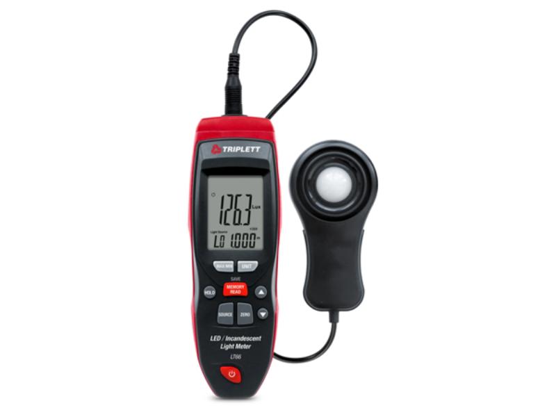TRIPL-LT66-NIST Color LED Incandescent Light Meter with Certificate of Traceability to NIST