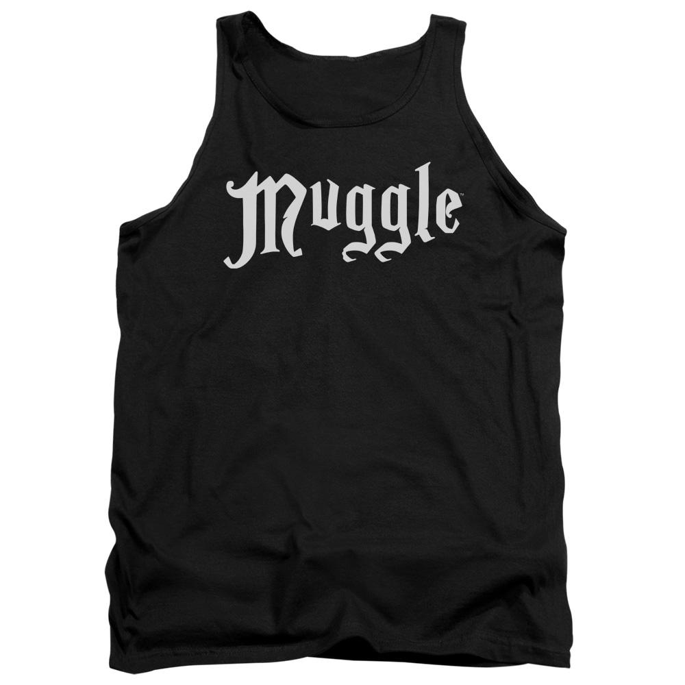 Harry Potter & Muggle-Adult Tank Top, Black - Large